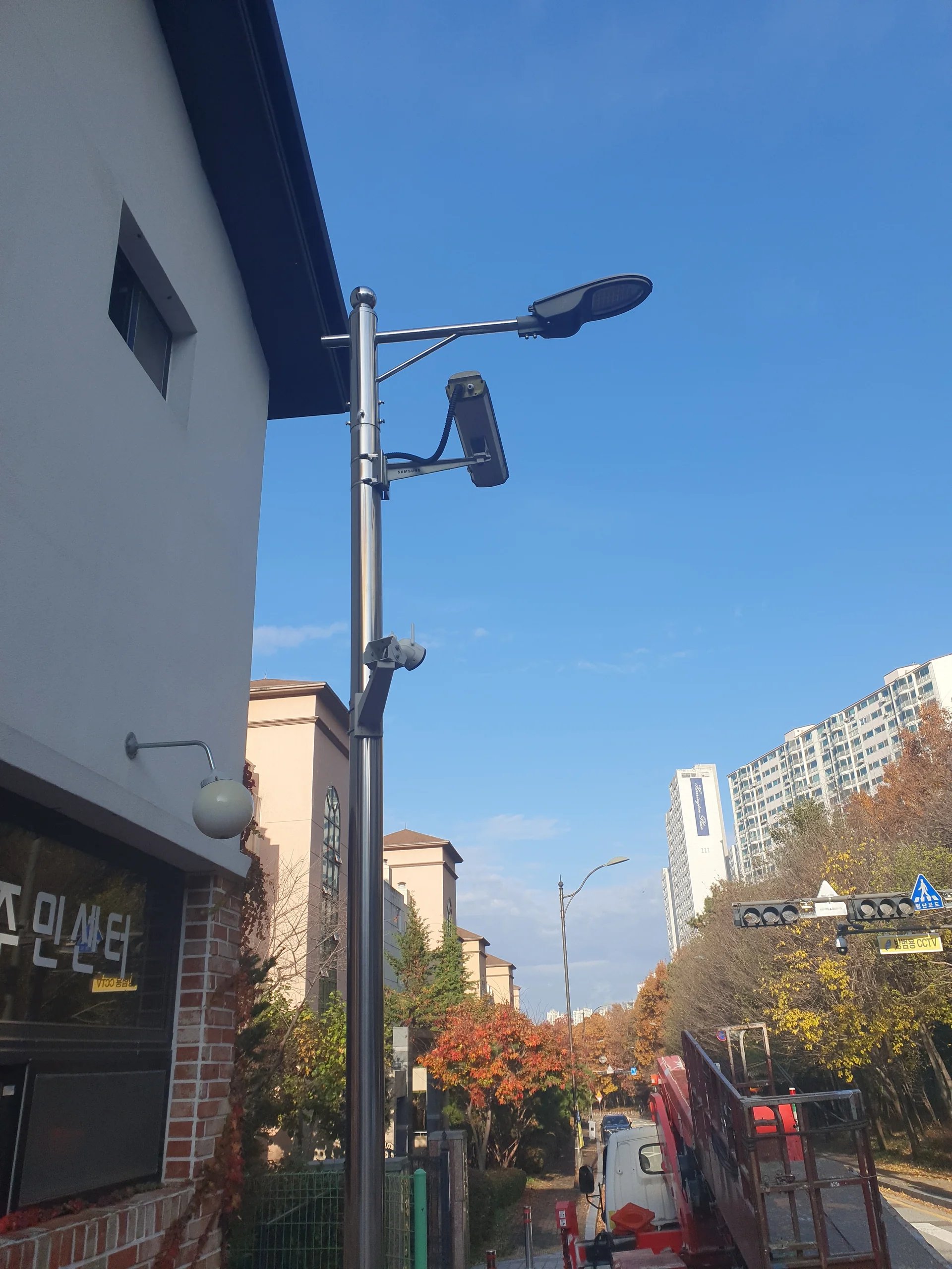 LED 가로등시공 시공 현장 1