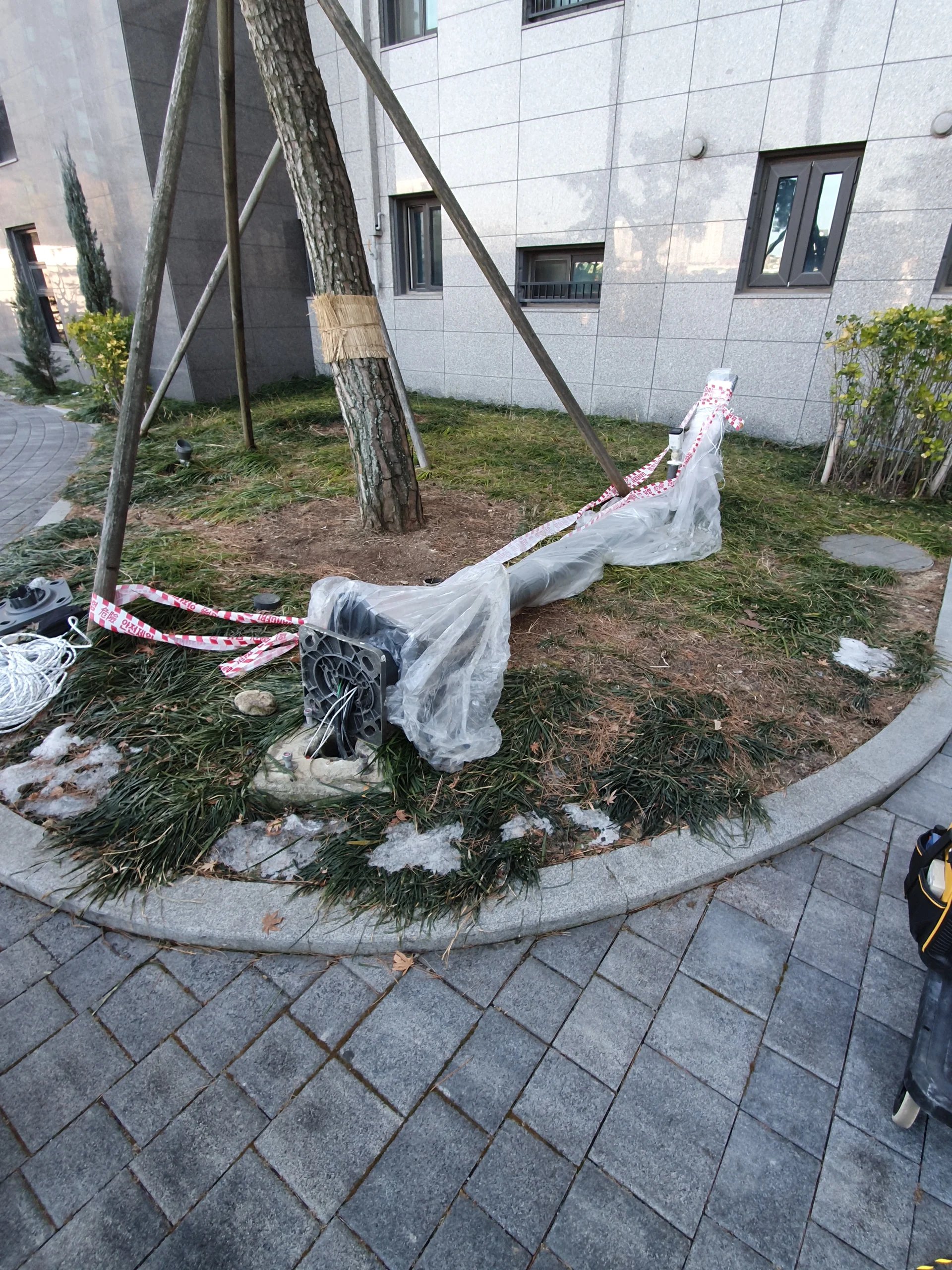가로등 교체공사 시공 현장 2